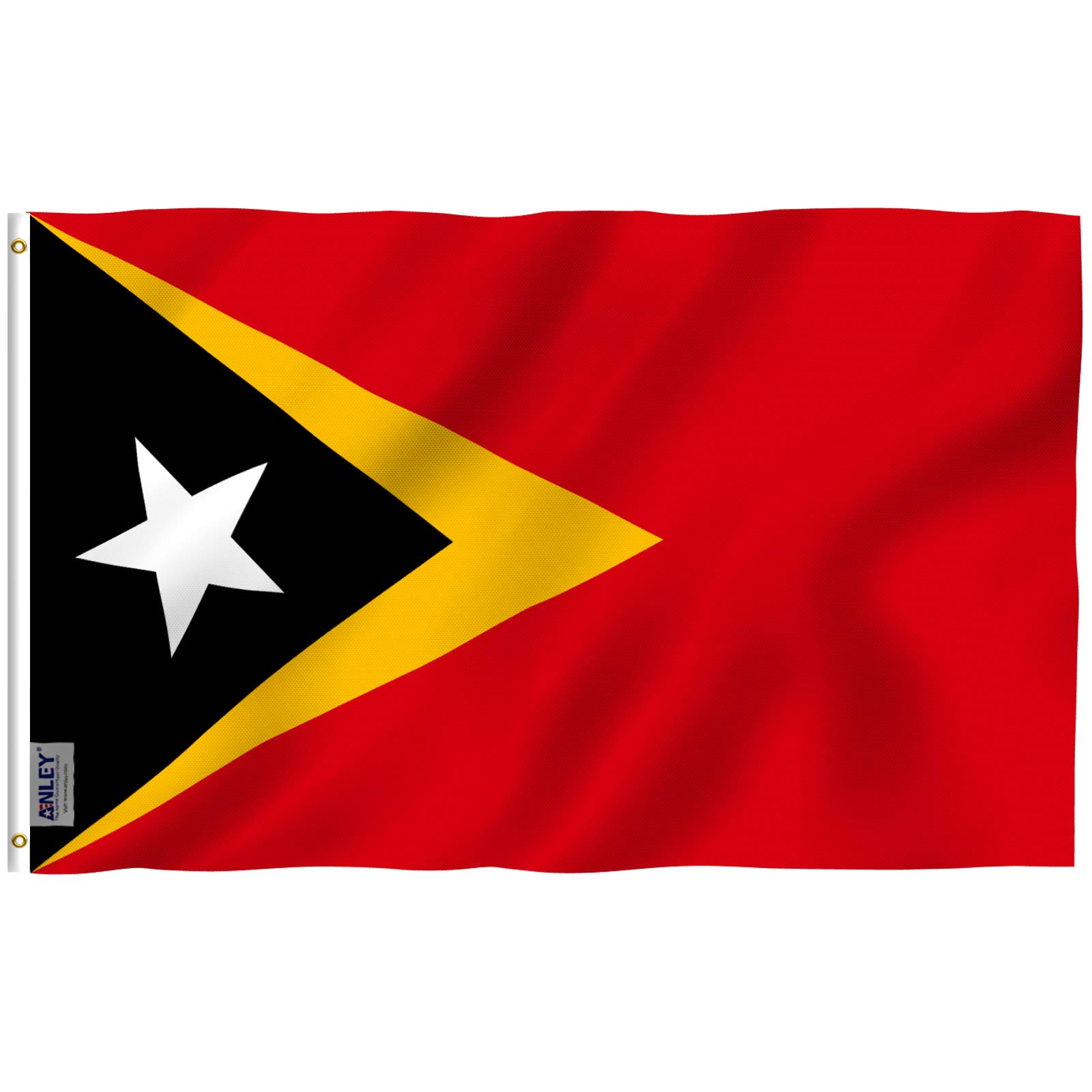 Amazon.com : Anley Fly Breeze 3x5 Feet East Timor Flag - Vivid